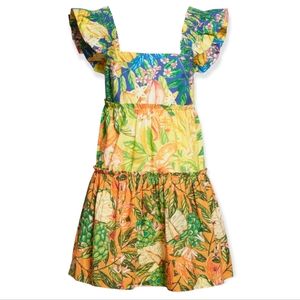 Farm Rio Caipirinha Mini Floral Tropical Dress